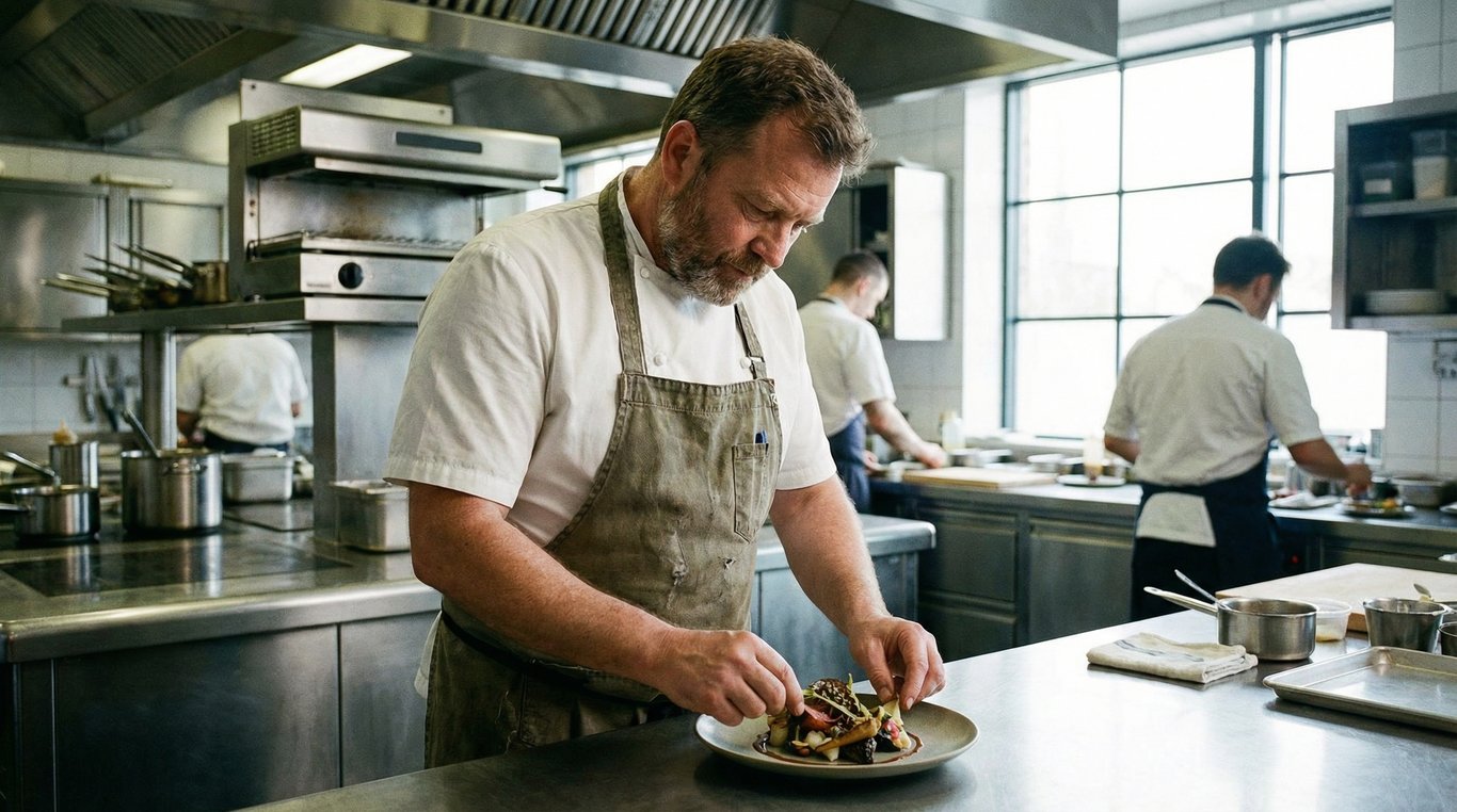 Portrait de Takashi Nakamura, chef sushi principal