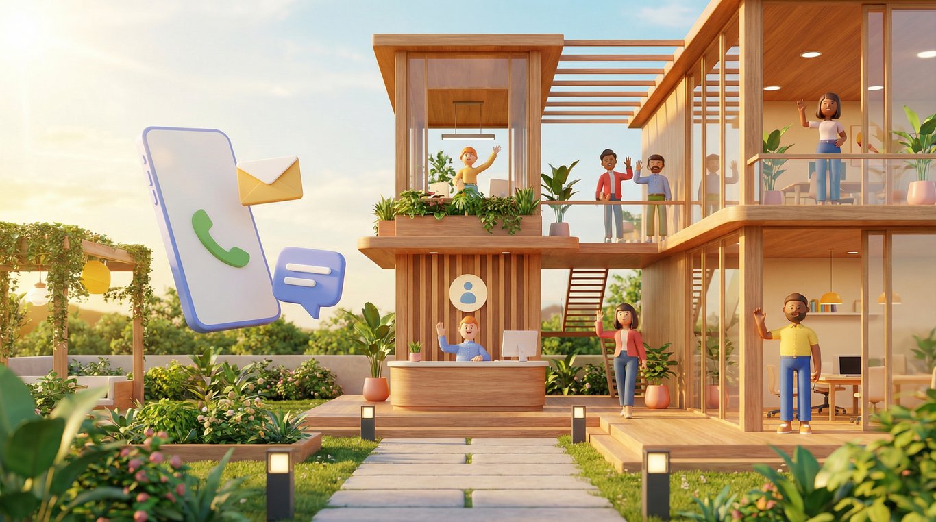 Calendrier numérique abstrait et poignée de main virtuelle symbolisant la prise de rendez-vous