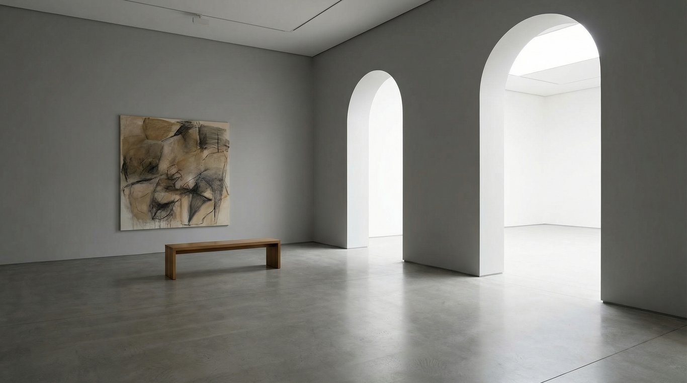 Détail d'une page intérieure avec typographie Inter et papier mat