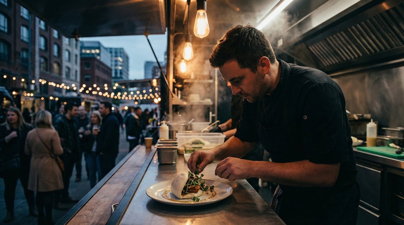 Cuisine ouverte style industriel