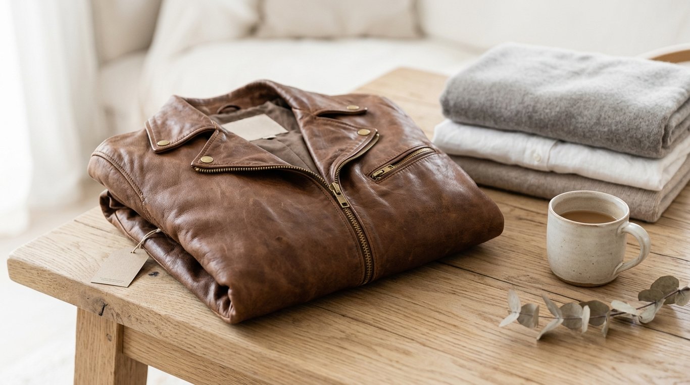 Photo placeholder : veste vintage à échanger