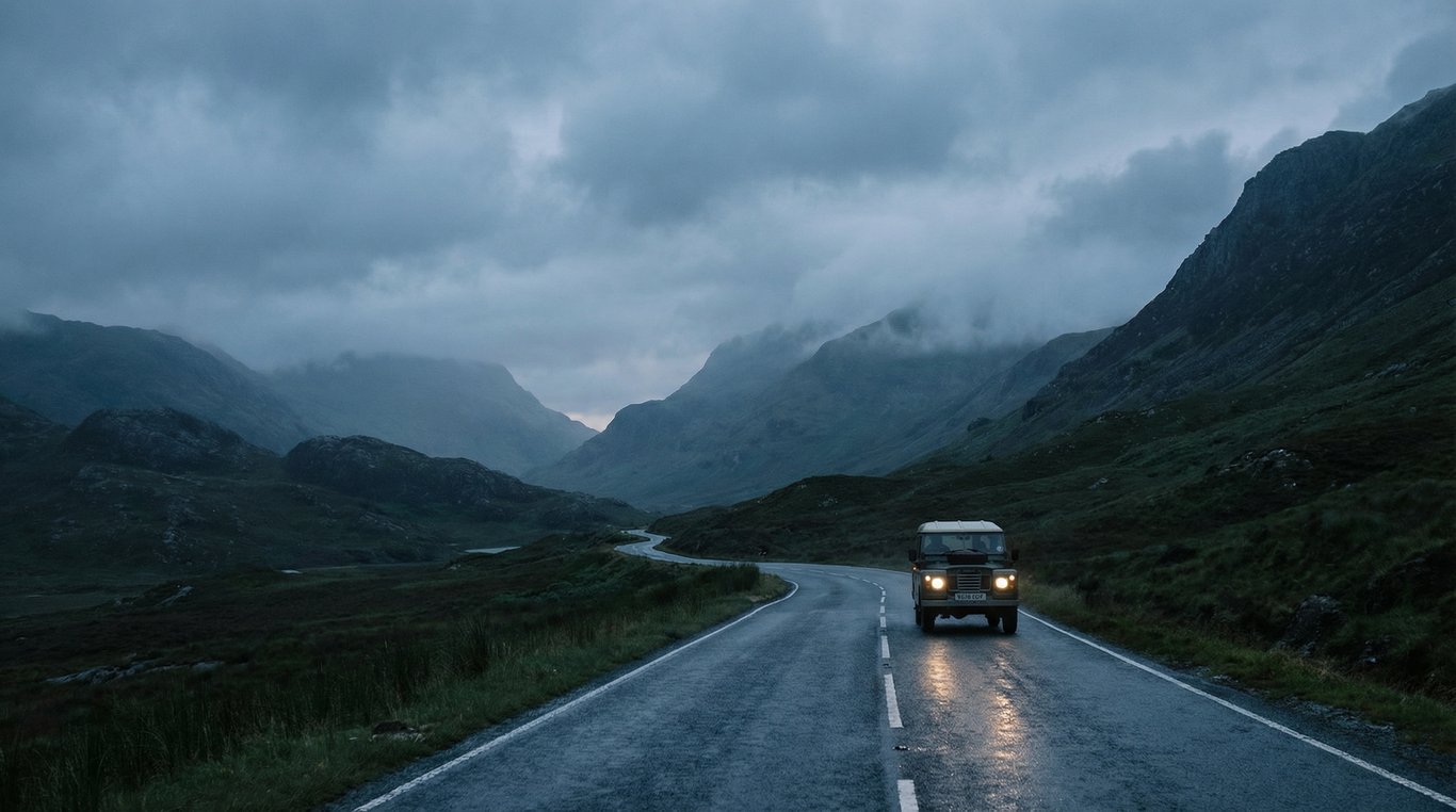 Composition à plat d'une carte du monde vintage, d'une boussole en laiton et d'un passeport, sur une table en bois patiné
