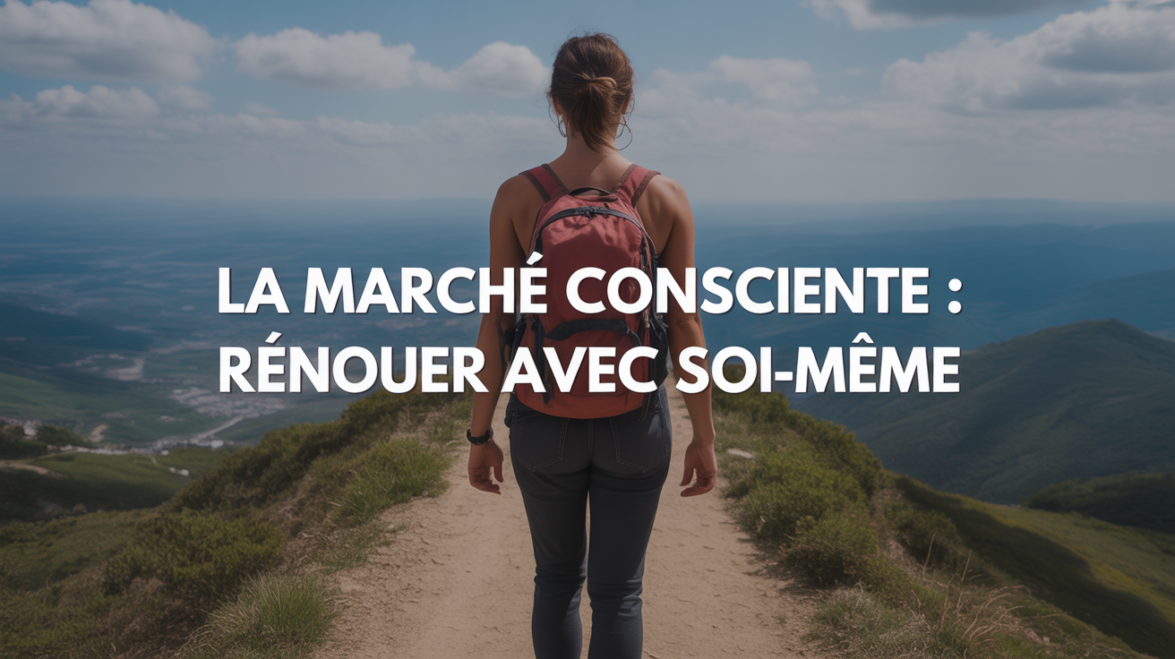 Marche en forêt lumineuse