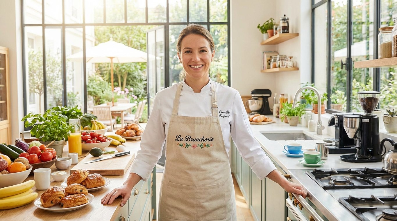 Photo de Camille Dupont, co-fondatrice et chef cuisinière