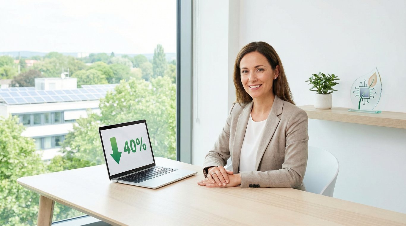 Portrait professionnel de Sophie Lambert, CEO de GreenCode