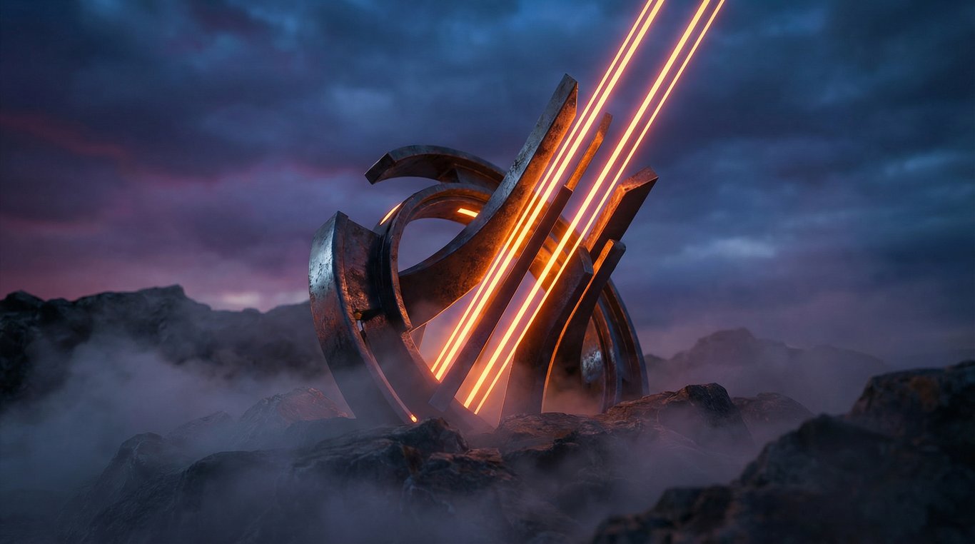 Structure monolithique lumineuse