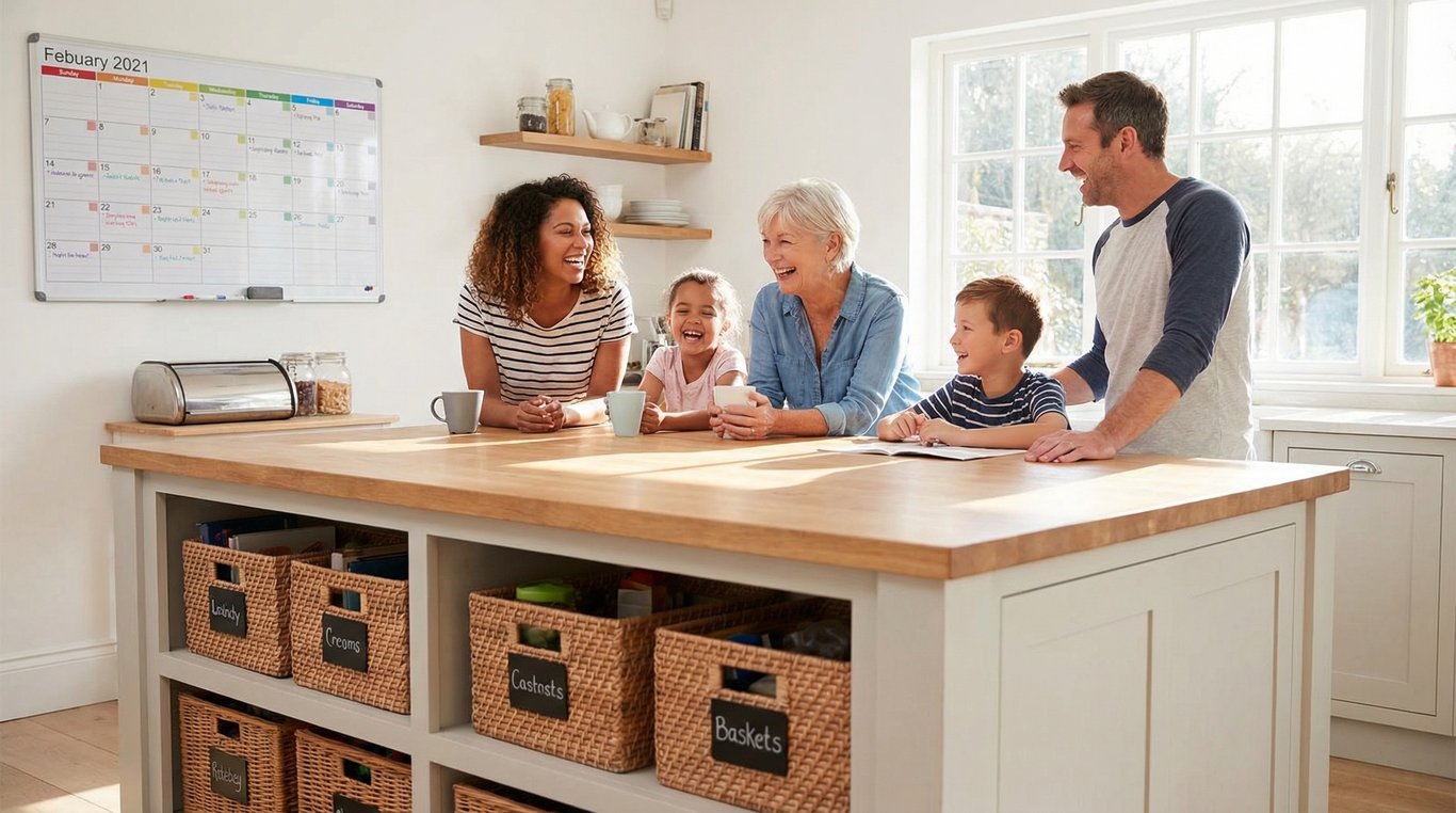 Planning familial sur frigo