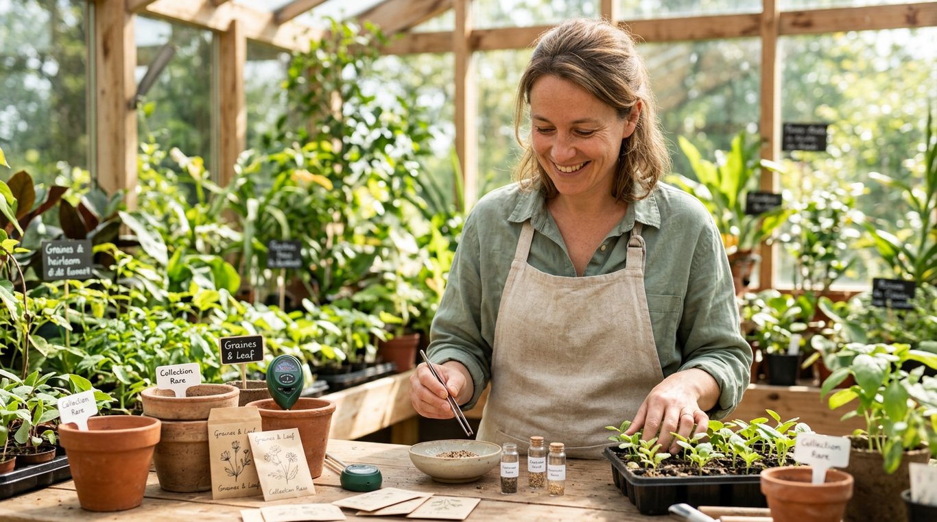 Portrait de Claire Martin, cofondatrice de Graines & Leaf