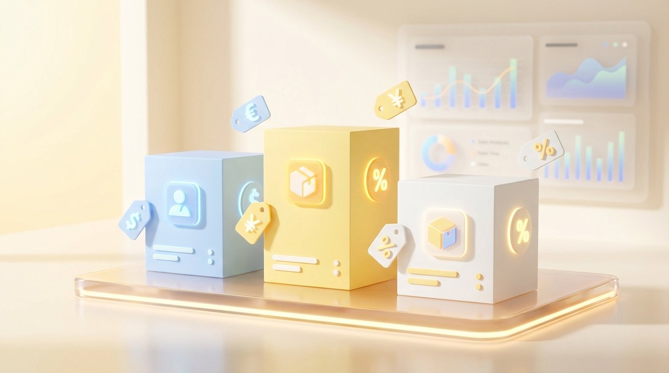Illustration 3D de nos offres tarifaires Parc Solution