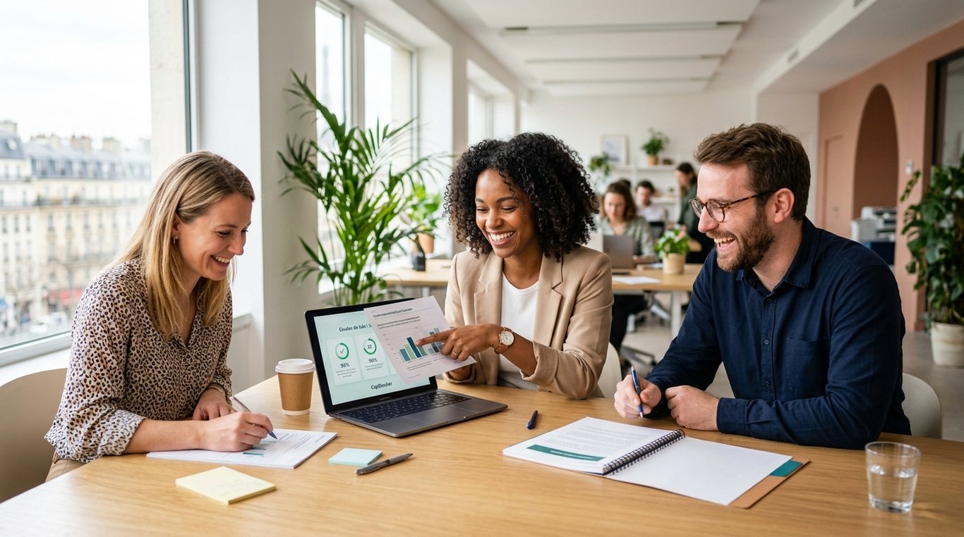 Couvertures de dossiers de présentation primés