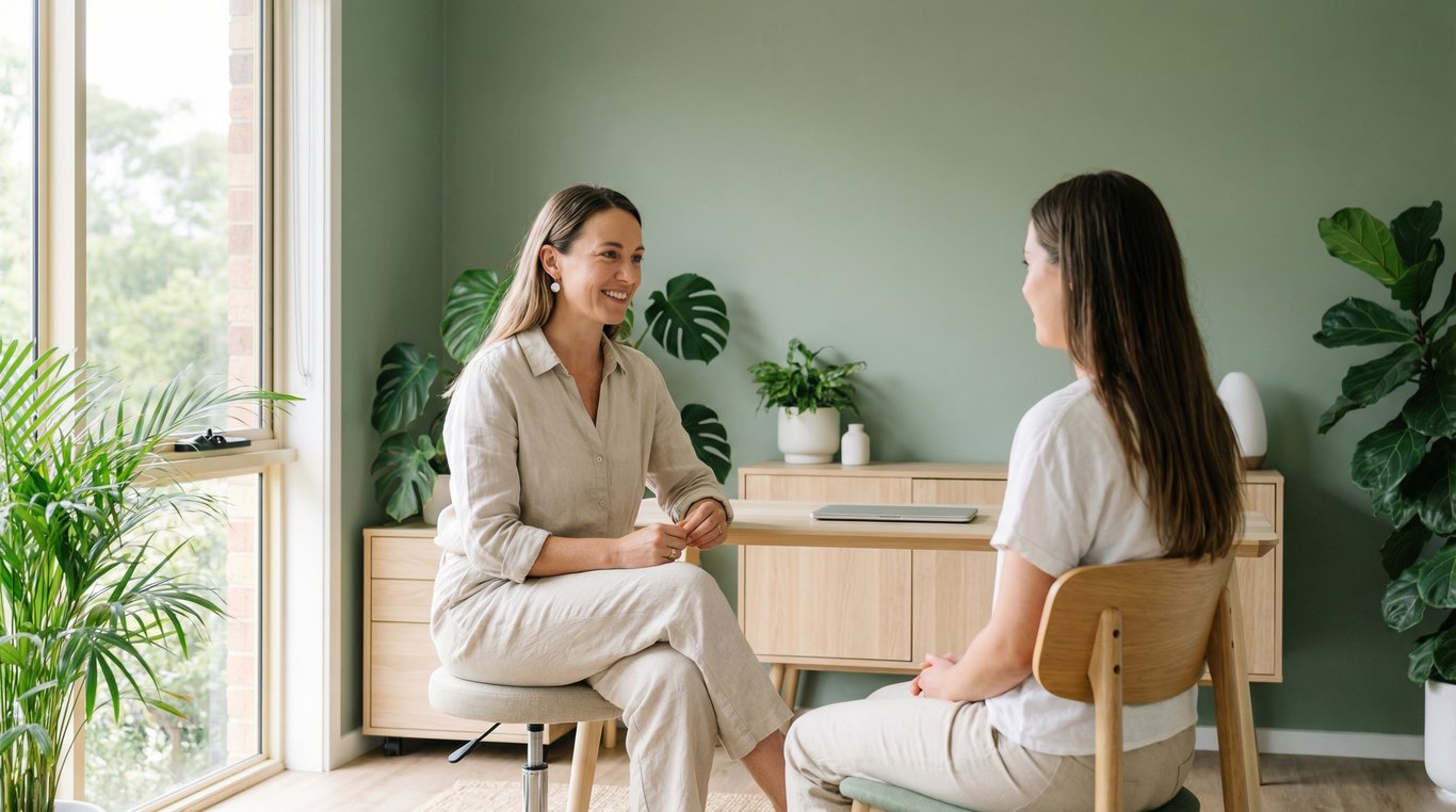 Cabinet de naturopathie lumineux