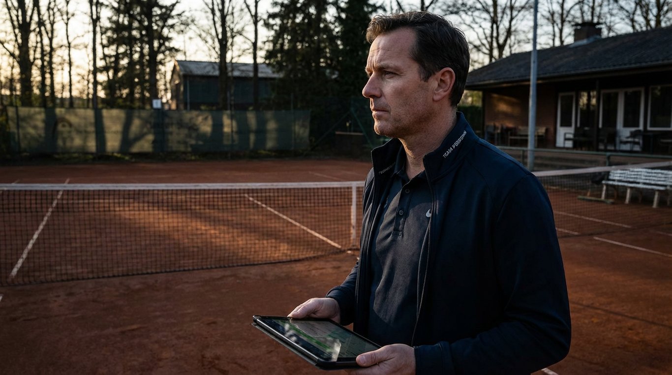 Portrait de Julien Moreau, co-fondateur et ancien joueur professionnel de tennis