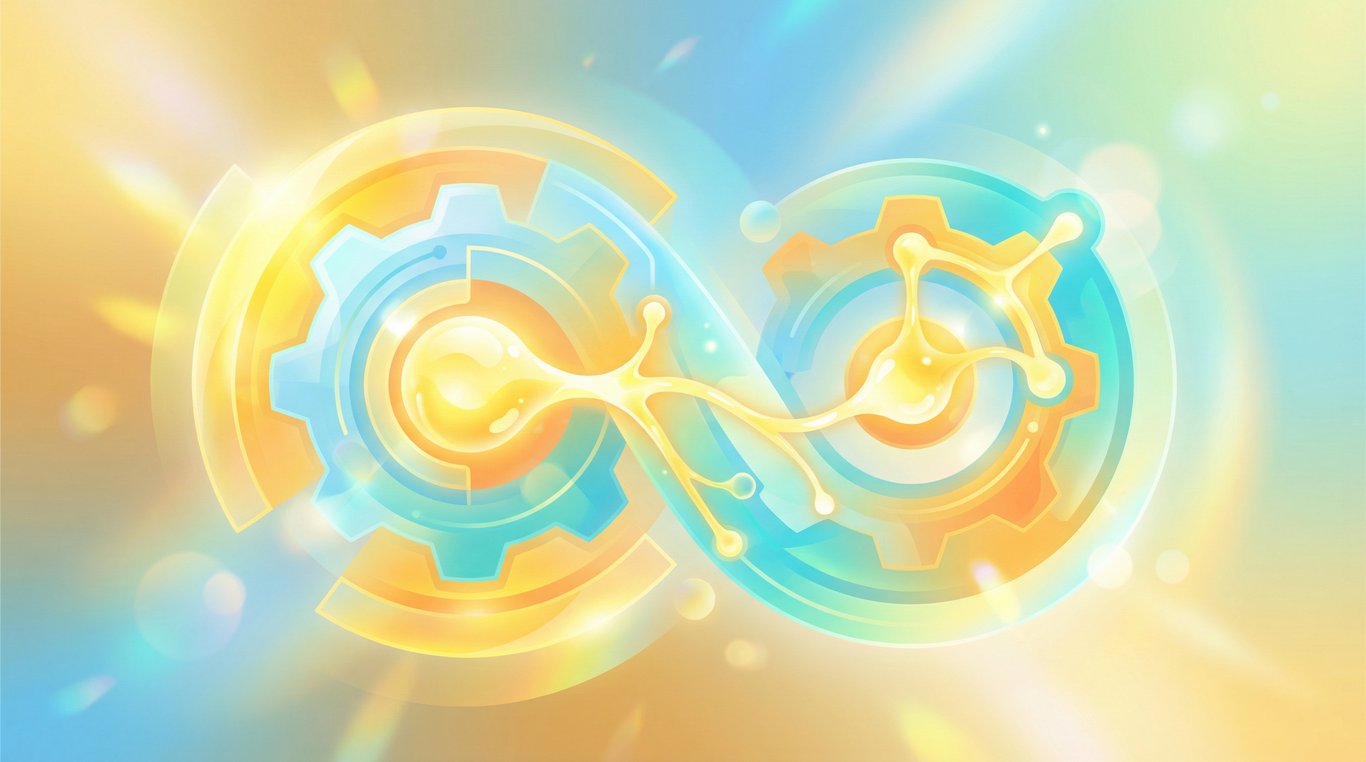 Nature morte abstraite fruits et légumes