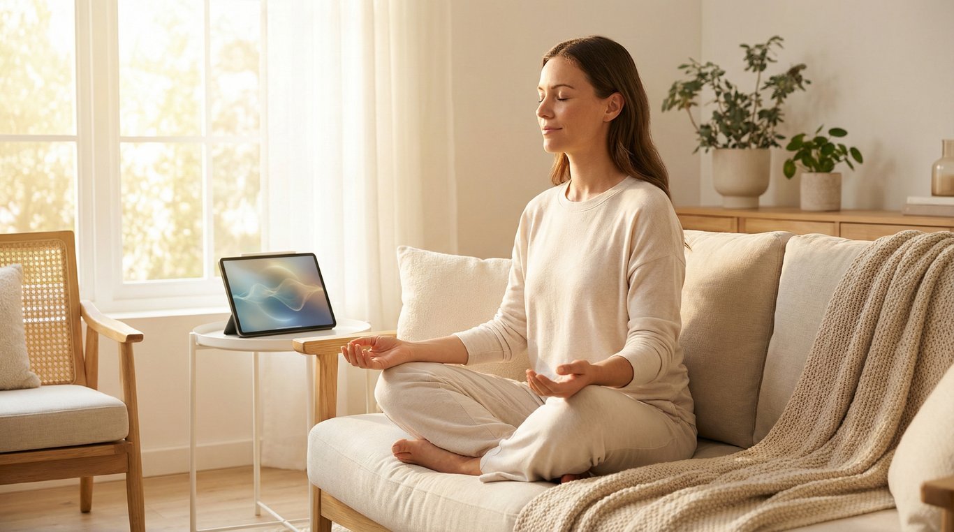 Bougies et ambiance zen pour méditation à distance