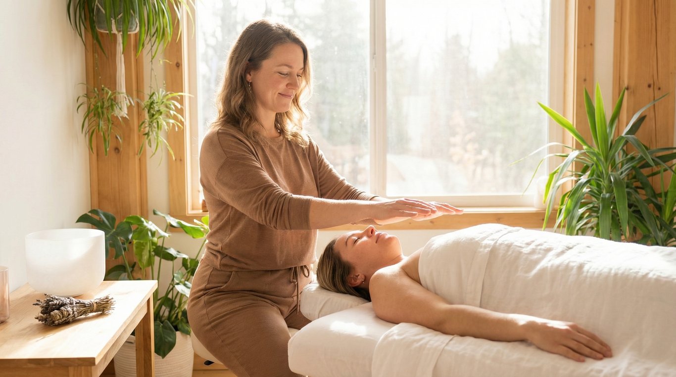 Portrait de Sophie Martin, praticienne en soins énergétiques