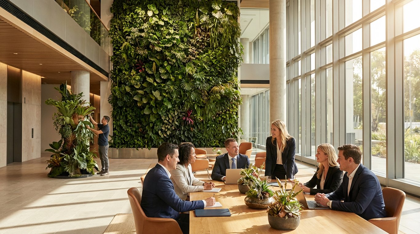 Artisan taillant un bonsaï dans un atelier