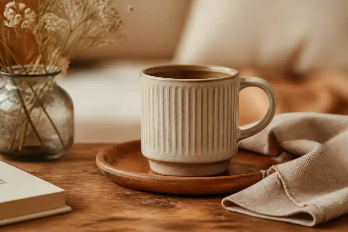 Tasse en céramique artisanale