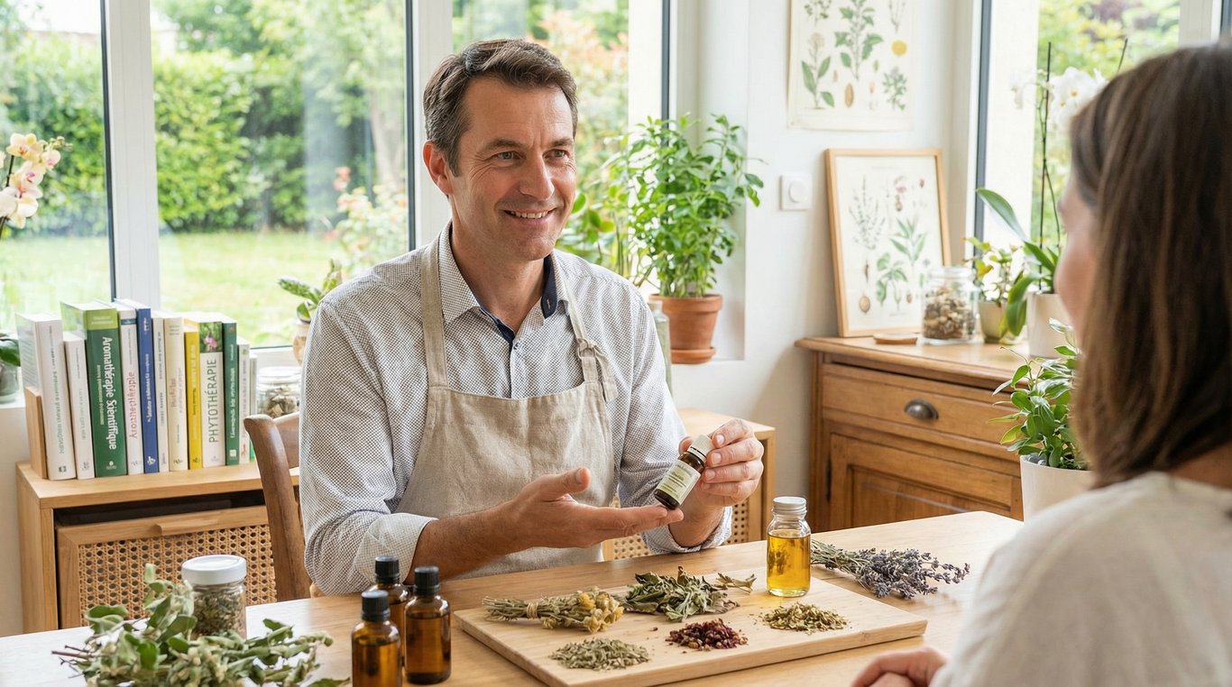 Photo de Louis Dupont, praticien en aromathérapie et phytothérapie