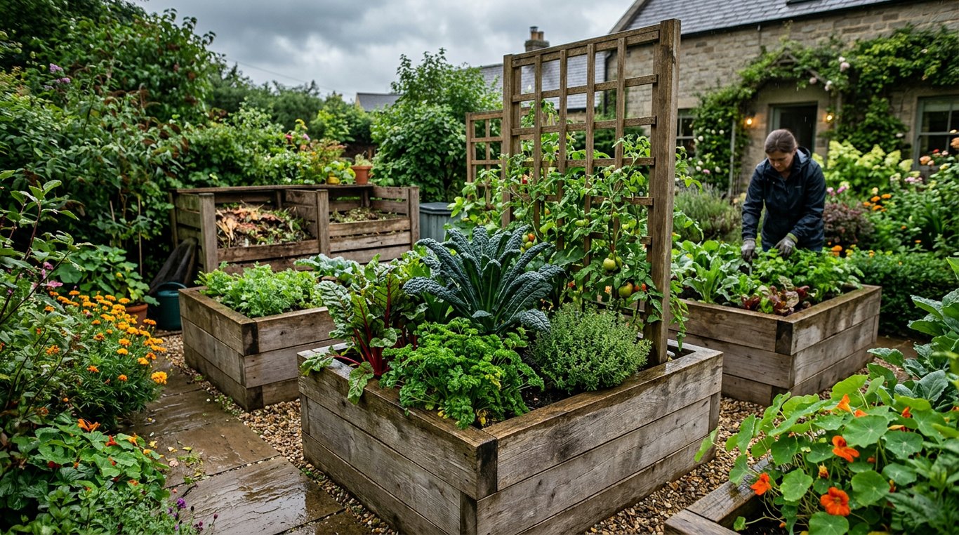 Jardin rural avant réhabilitation