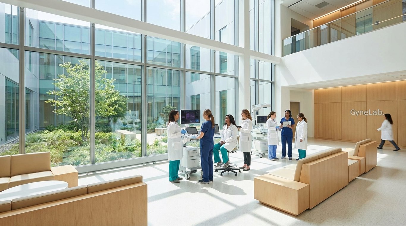 Espace d'attente confortable