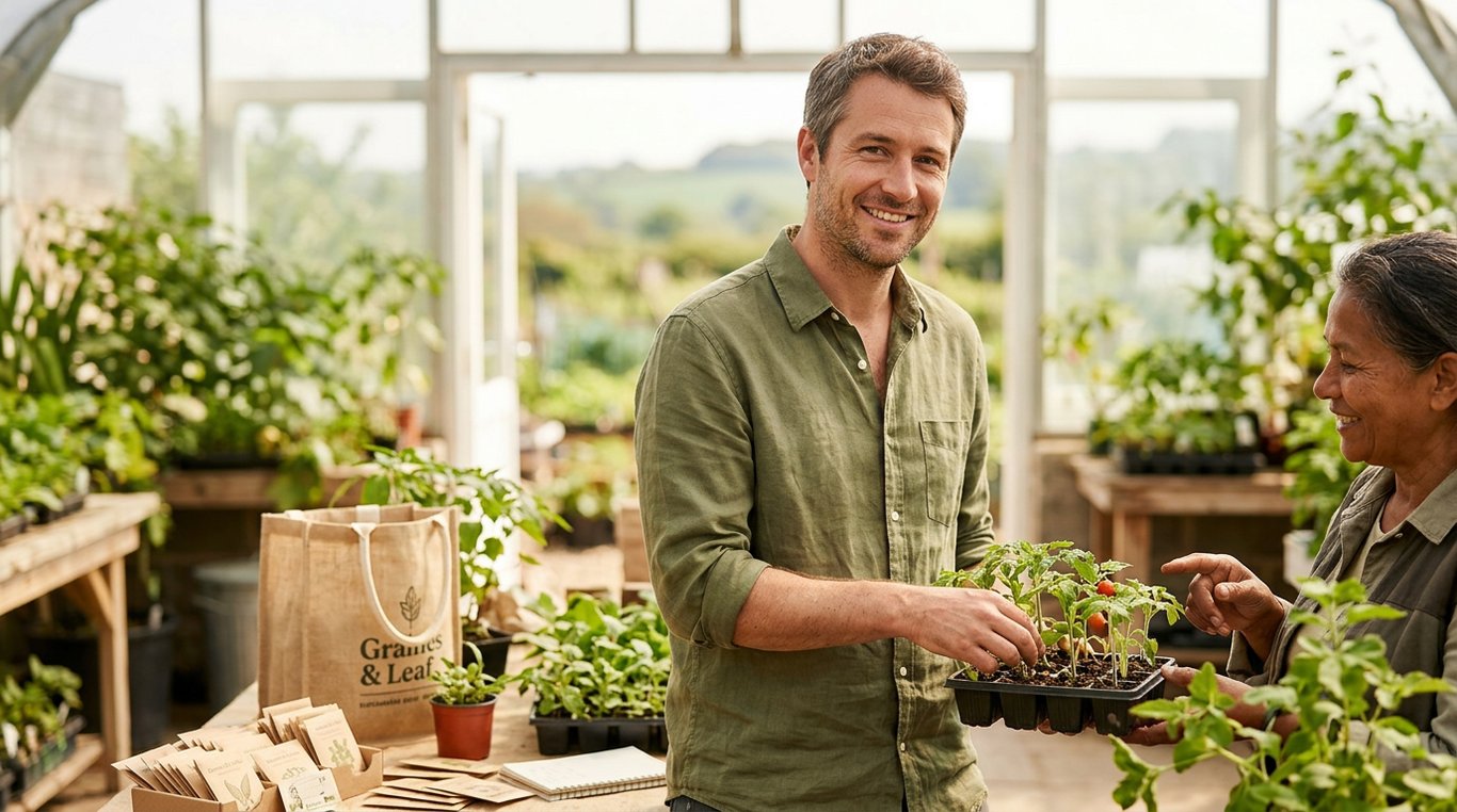 Portrait de Julien Lefèvre, cofondateur de Graines & Leaf