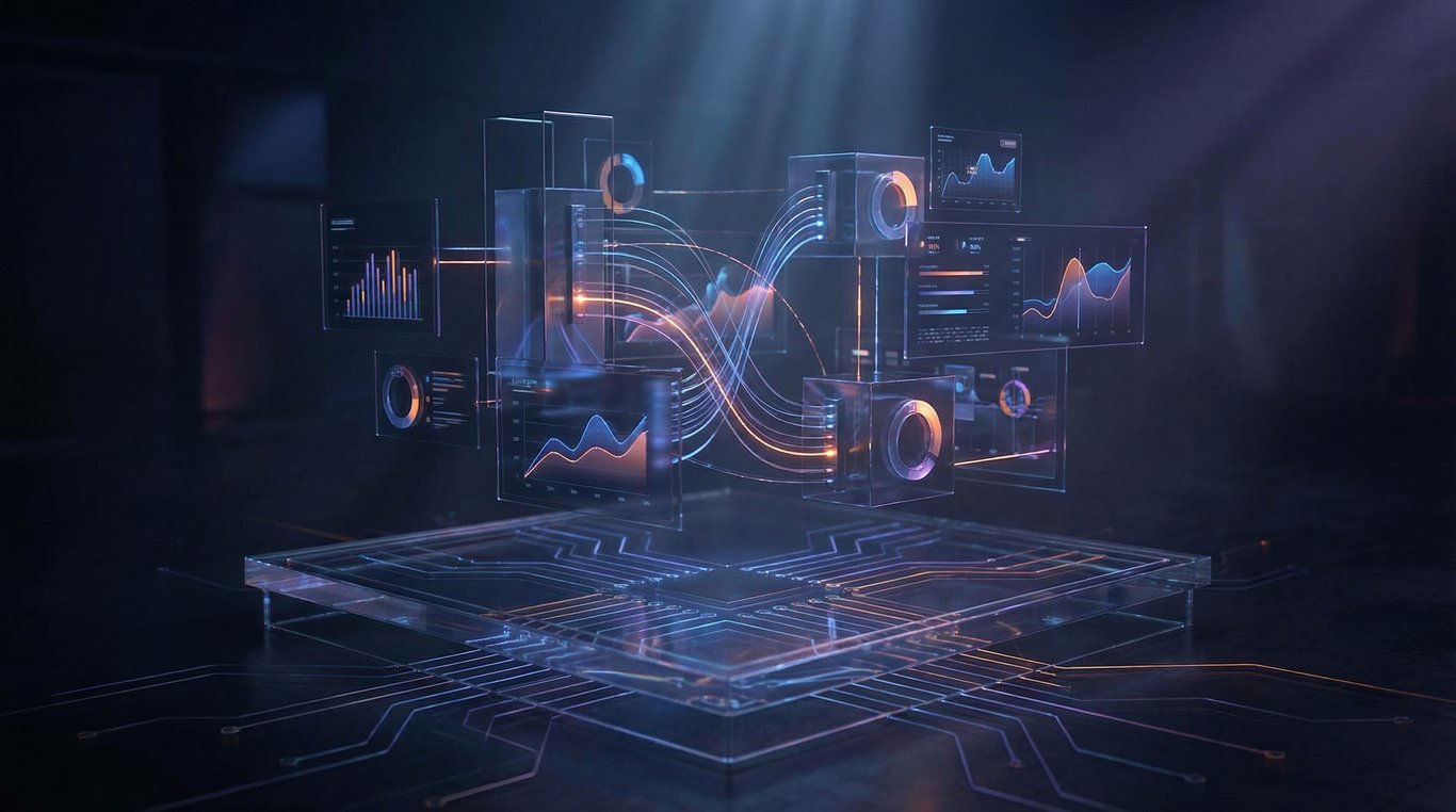 Dashboard analytique 3D