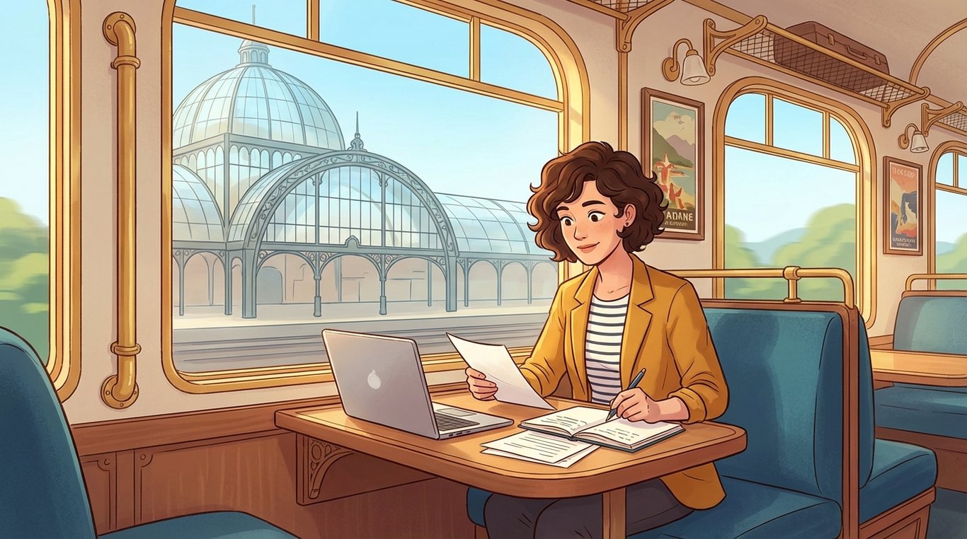 Portrait de Sophie Lambert, femme, cheveux longs blonds