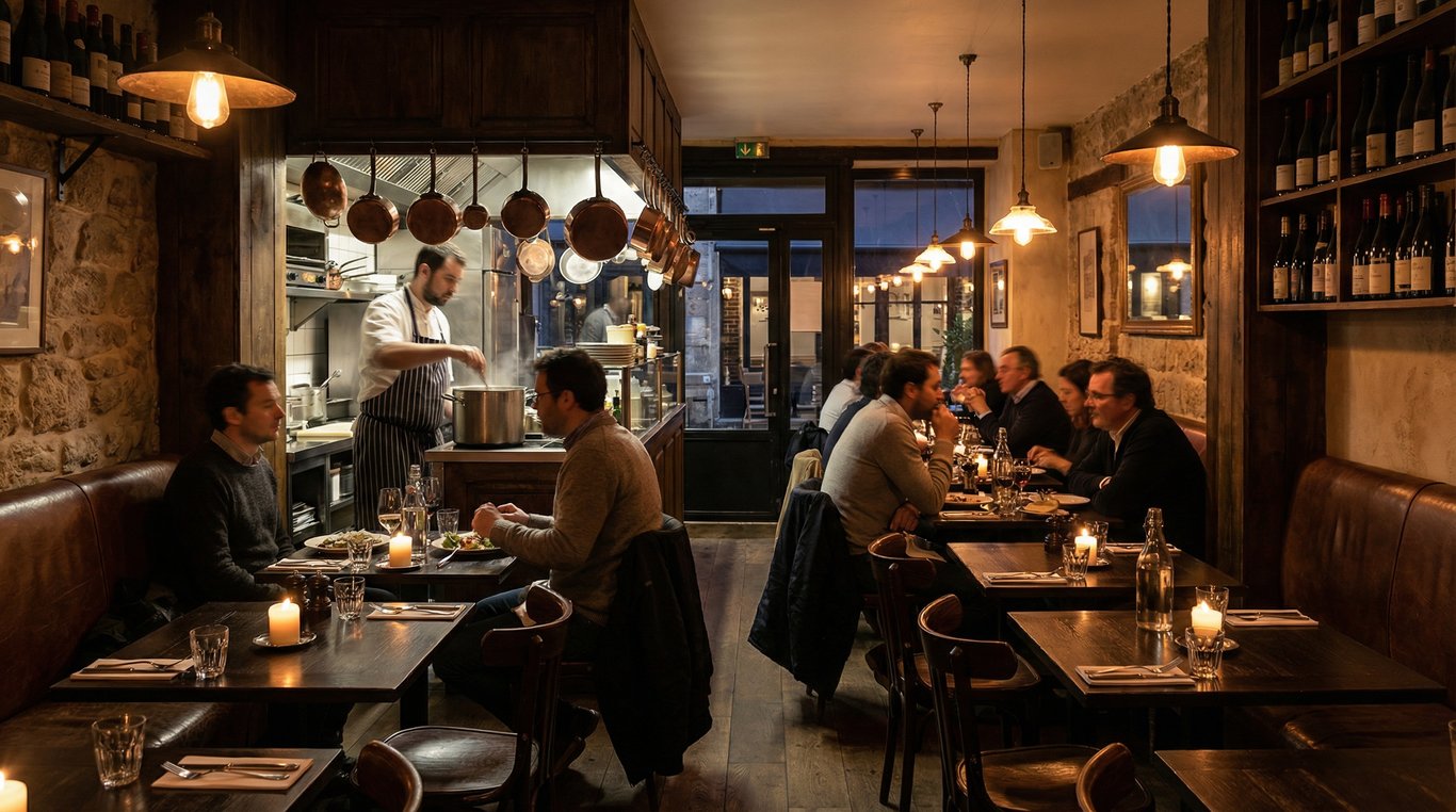 Chef Henri Delacroix en cuisine