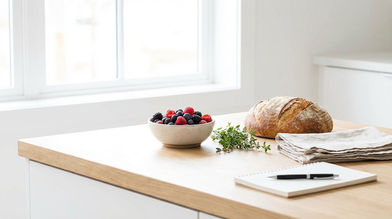 Feuille de basilic frais