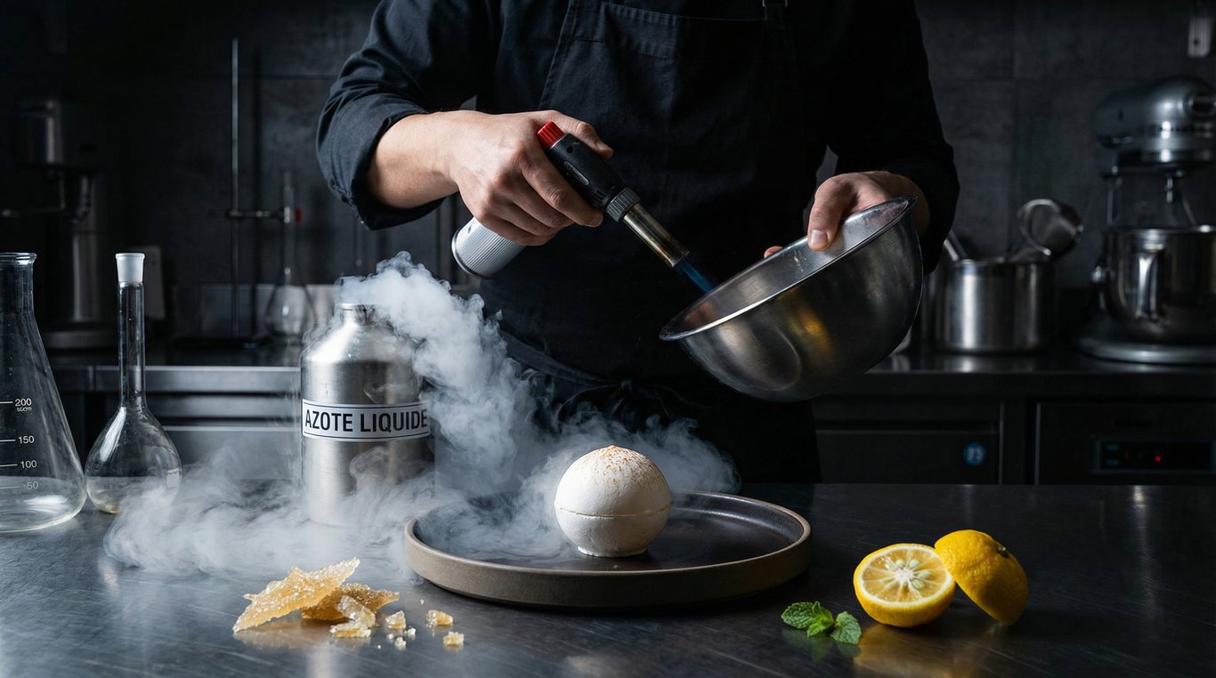 Dessert azote liquide