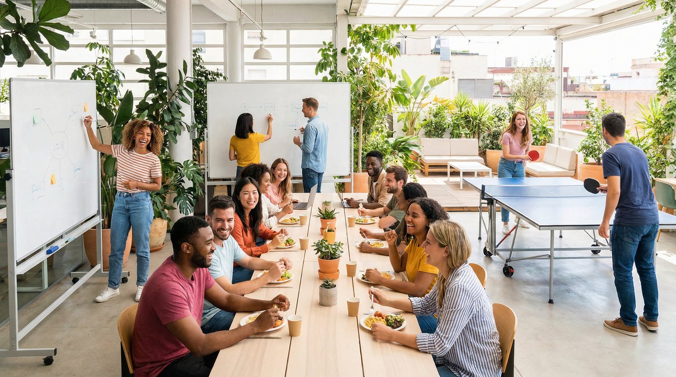 Équipe Via Gestion en réunion stratégique