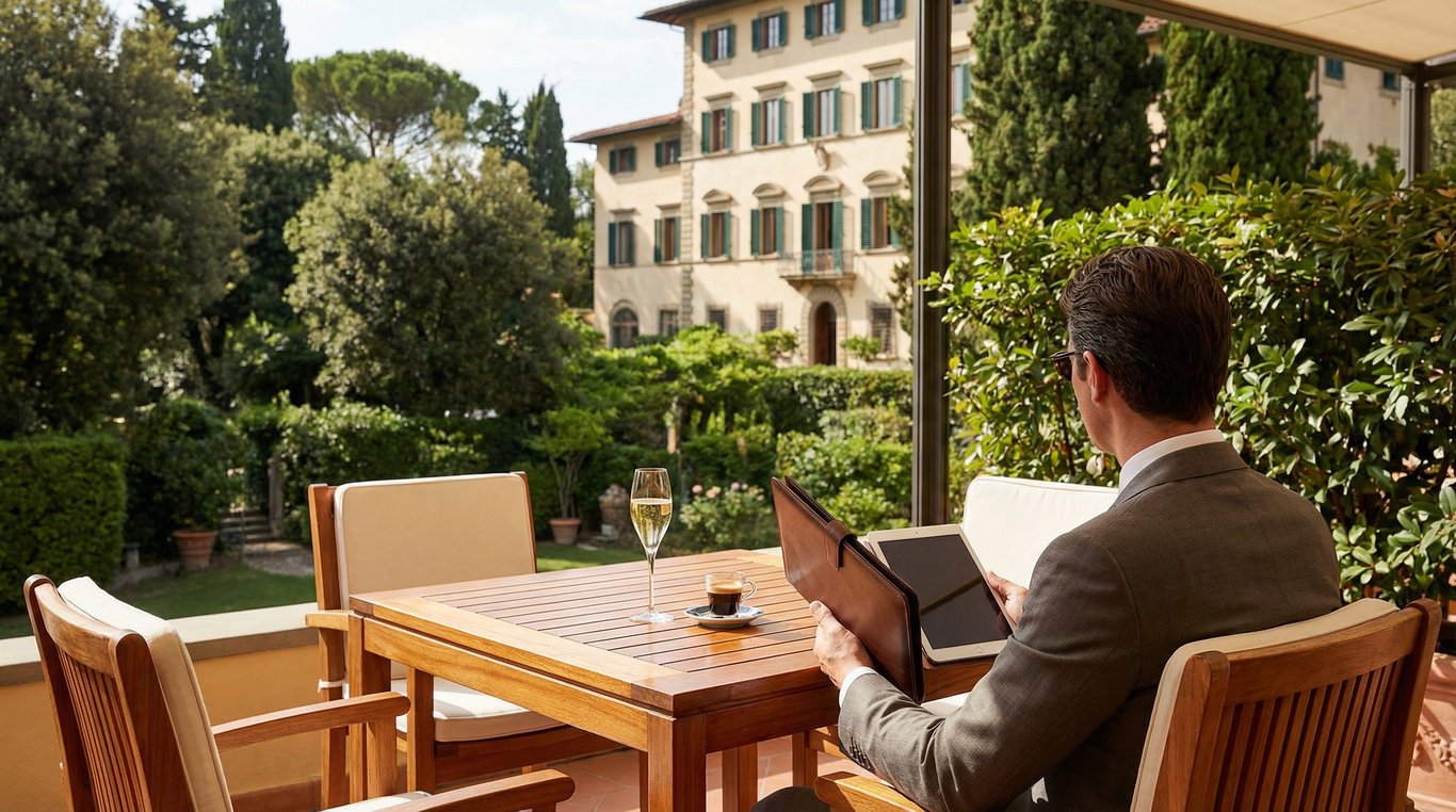 Clé ancienne en or sur plateau en velours sombre