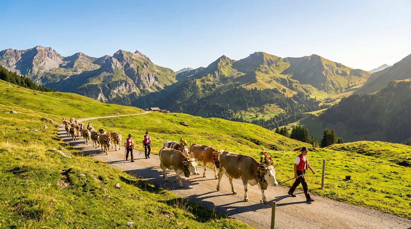 Troupeau de moutons dans les Pyrénées