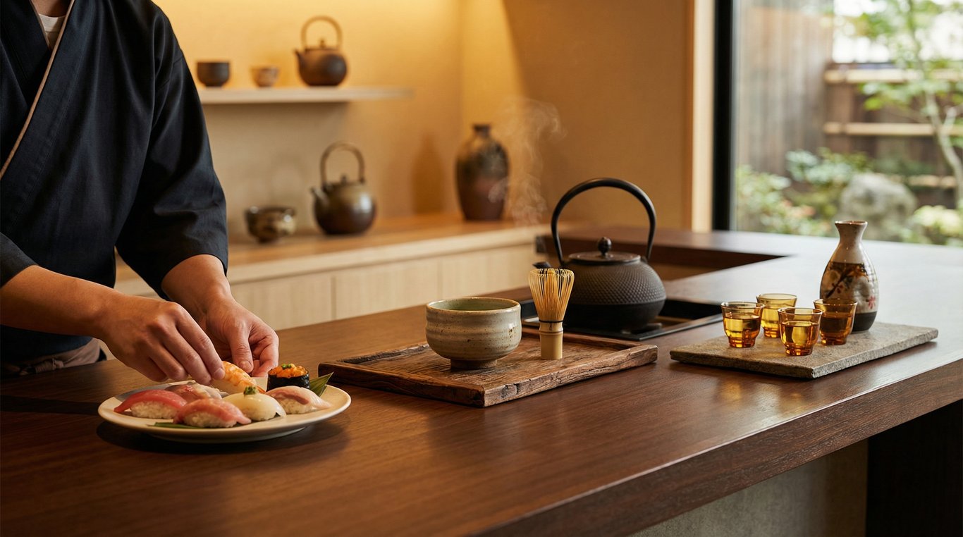 Marché traditionnel japonais