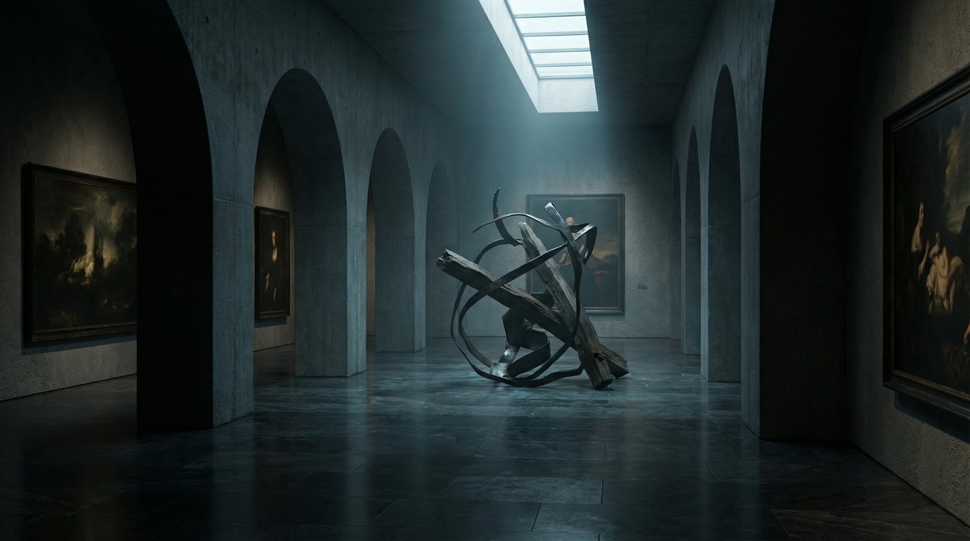 Visuels 3D abstraits pour campagne sociale avec indicateurs clés