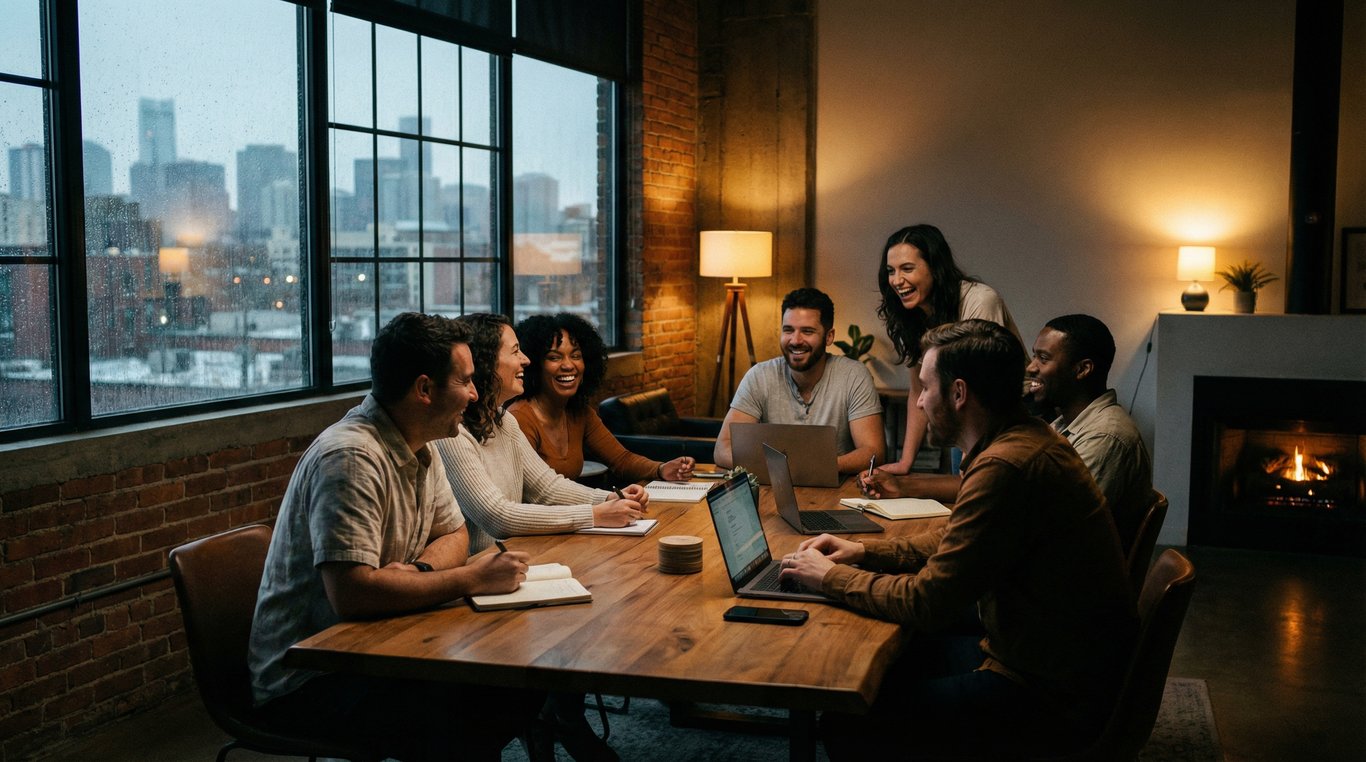 Le Chef en pleine préparation dans sa cuisine