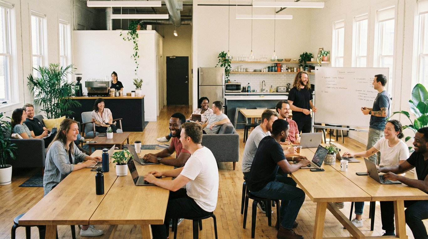 Portrait de groupe de l'équipe Novi RH