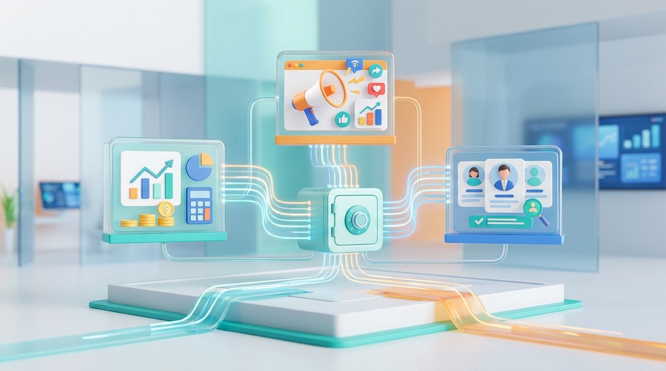 Illustration de connexion de données