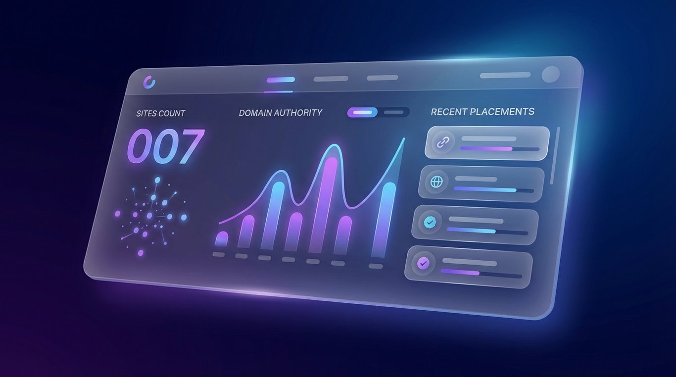 Tableau de bord du réseau d'éditeurs