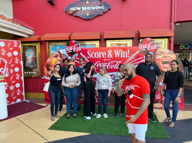 Coca Cola World cup On location livestream