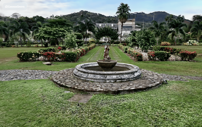 Aerial-style preview of Presidents Gardens estate lawns and pathways