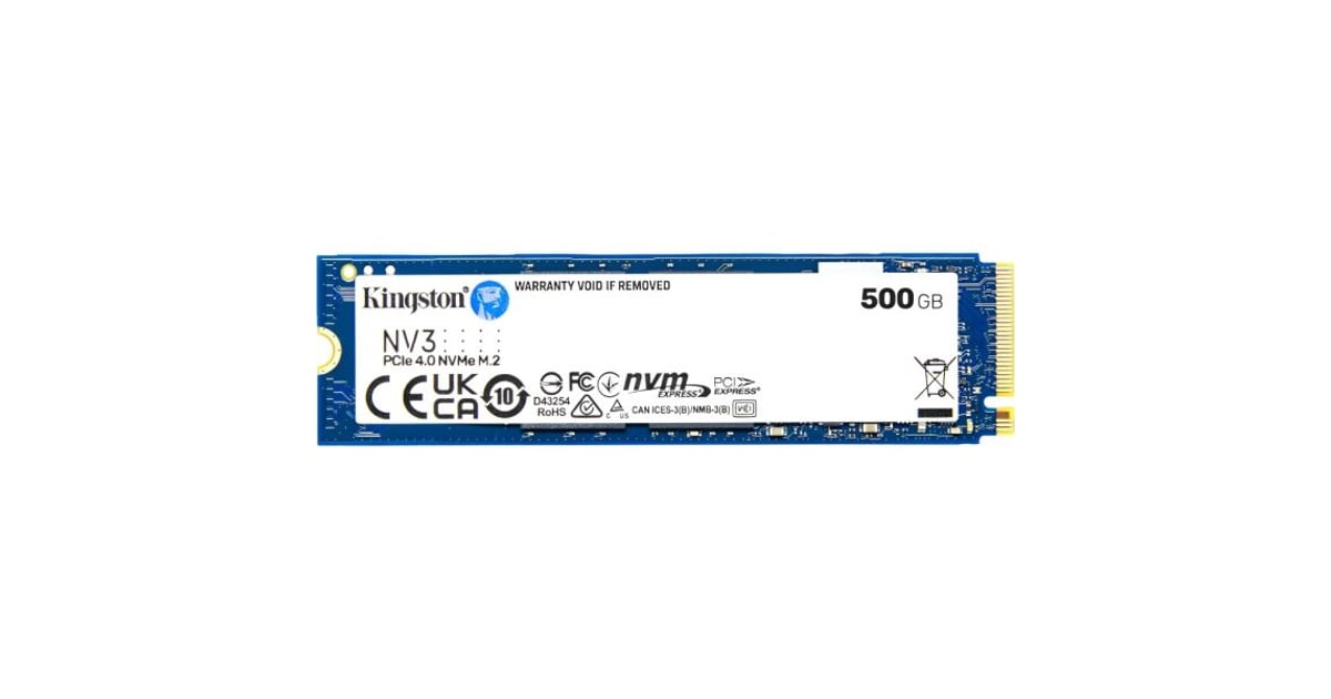 SSD Kingston M2 NVMe 500 GB NV3 | Compulandia