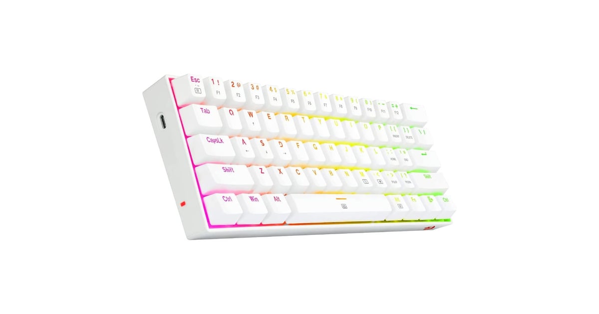 Teclado Redragon Dragonborn K630W RGB RED EN - Blanco | Compulandia