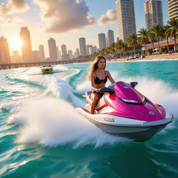 gta6 high tide pursuit AI Image