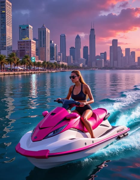 gta6 high tide pursuit AI Image