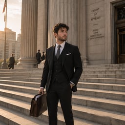 Create legal-professional AI photos with credible styling, clean composition, and polished business visuals for law-focused profiles.