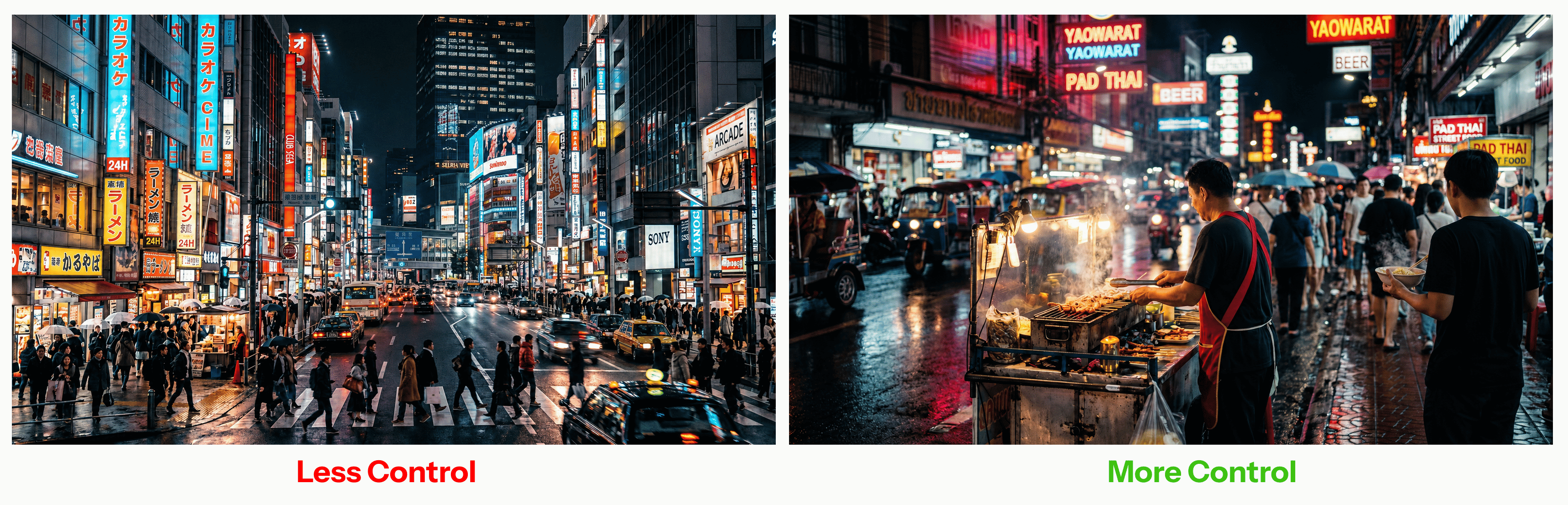 The generated night market