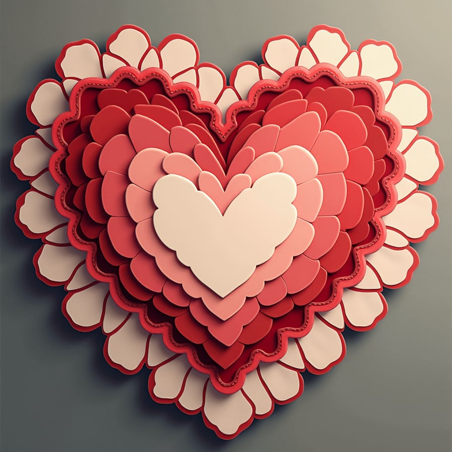 valentine greeting card