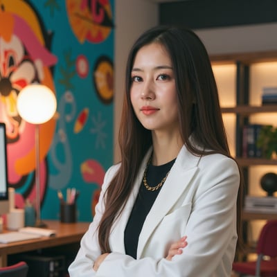 High quality female headshot