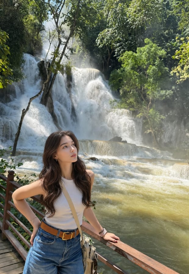 使用「山地徒步照片」预设由 PhotoGPT 生成的图像